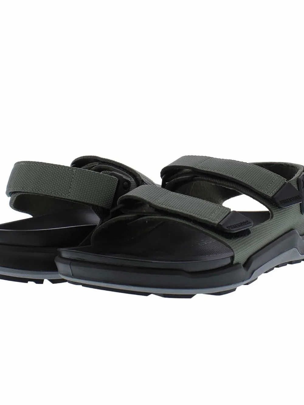 Birkenstock Men's Olive and Black Outdoor Strapped Sandals